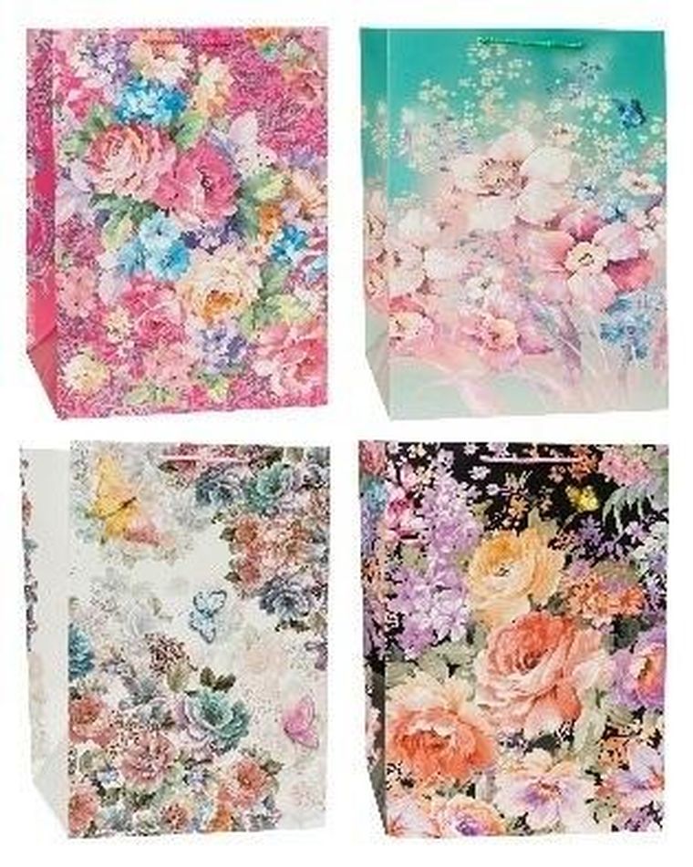 Rozette, Lux, torebka ozdobna, kwiaty, 510-720 mm