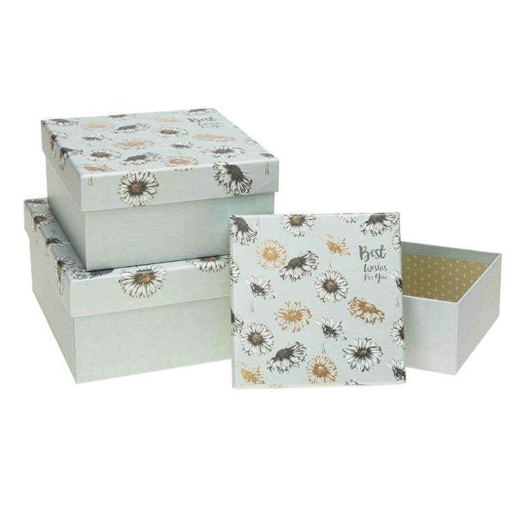 Rozette, pudełka ozdobne na prezenty, 3 szt.