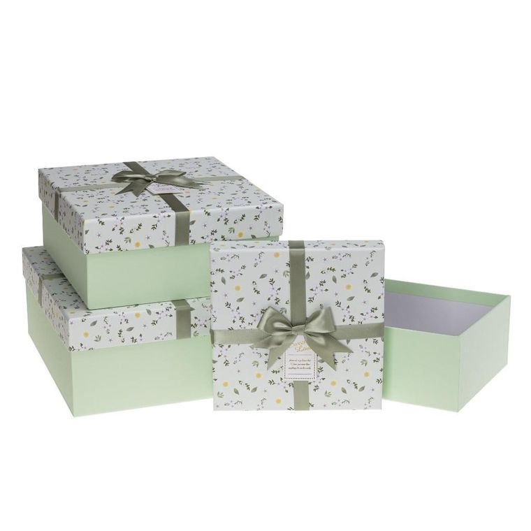 Rozette, pudełko prezentowe, z kokardą, 3 szt.