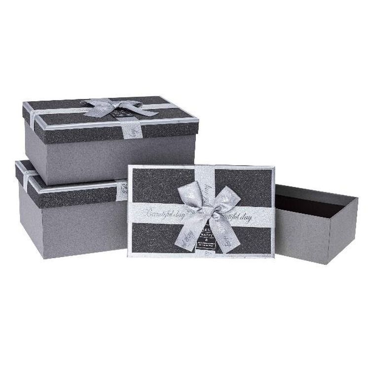 Rozette, pudełko prezentowe, z kokardą, 3 szt.