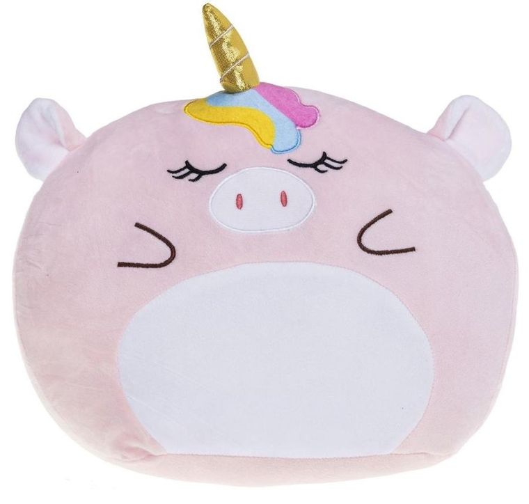 Rozette, Świnka Jednorożec, maskotka poduszka, 30 cm, 1 szt.