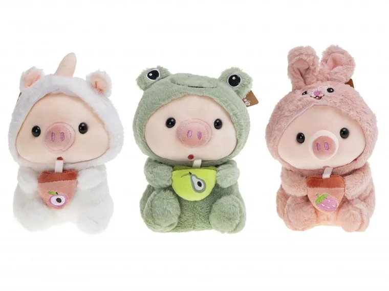 Rozette, świnka w czapeczce, maskotka, 23 cm, 1 szt.