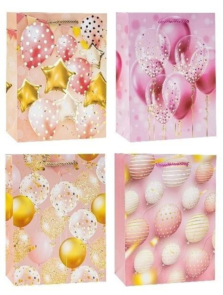 Rozette, torebka ozdobna, balony, 18-23-8 cm