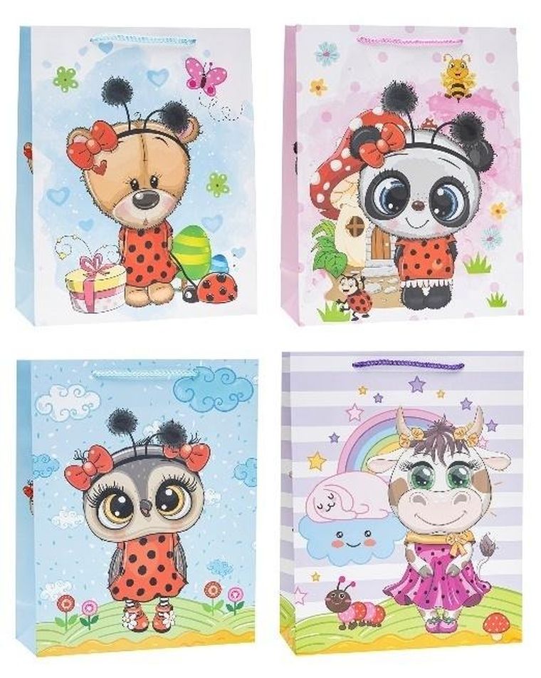 Rozette, torebka prezentowa, dziecięca, 26-32-10 cm, 1 szt.