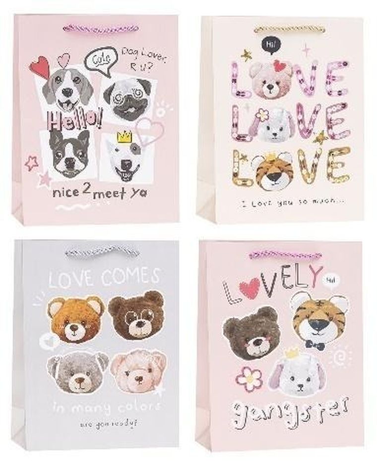 Rozette, torebka prezentowa, dziecięca, 26-32-10 cm, 1 szt.