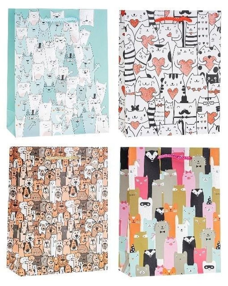 Rozette, torebka prezentowa, dziecięca, brokatowa, 18-23-8 cm, 1 szt.