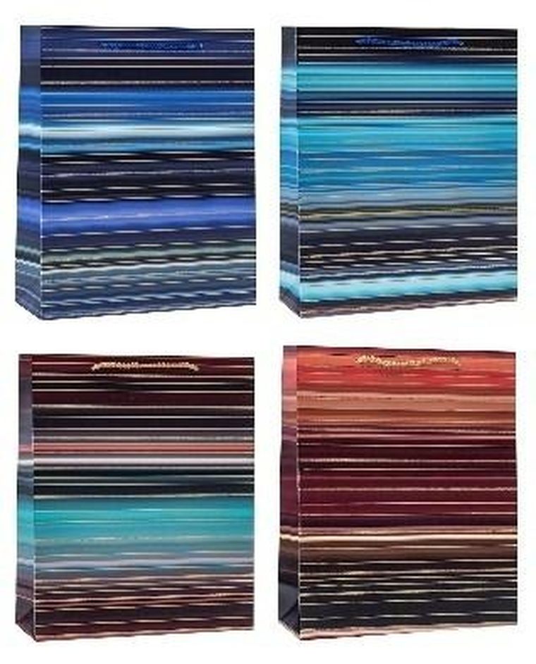 Rozette, torebka prezentowa, hot stamp, 18-23-8 cm, 1 szt.