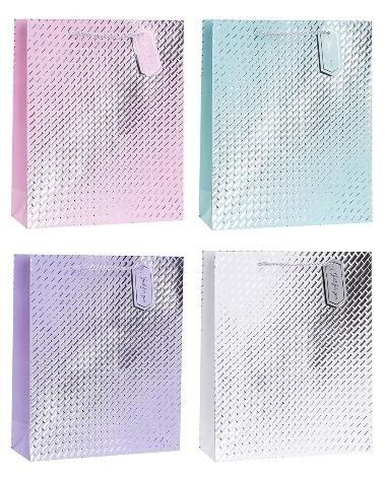 Rozette, torebka prezentowa, hot stamp, 18-23-8 cm, 1 szt.