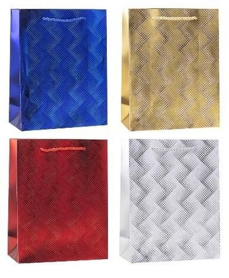 Rozette, torebka prezentowa, hot stamp, 18-24-8 cm, 1 szt.