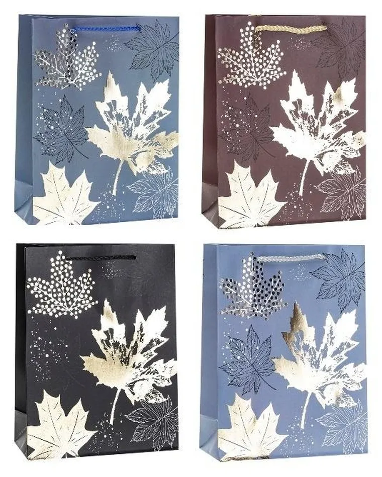 Rozette, torebka prezentowa, hot stamp, 26-32-10 cm, 1 szt.