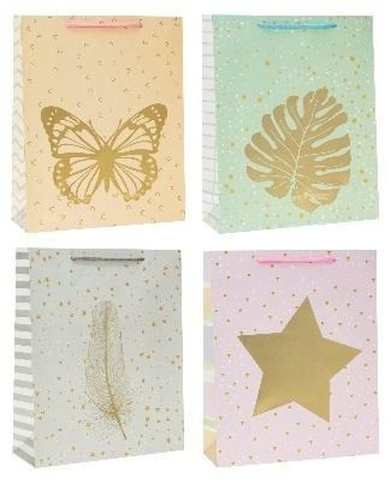 Rozette, torebka prezentowa, hot stamp, 31-40-12 cm, 1 szt.