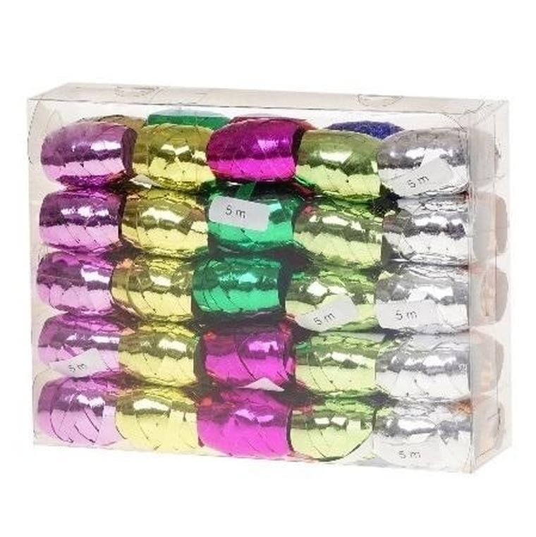 Rozette, wstążka, kokon, metal, 5m, 50 szt.