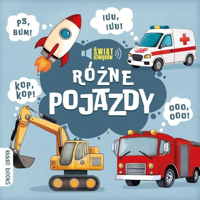 Różne pojazdy. Książeczka kartonowa
