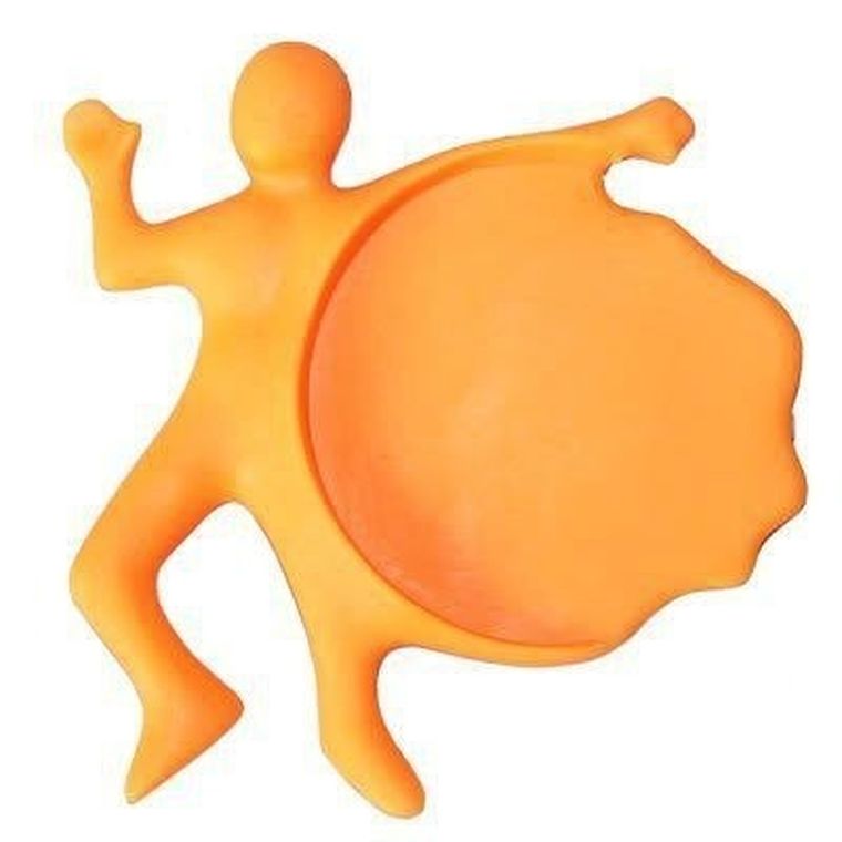 Rozpłaszczony zenek, podstawka pod szklankę, pomarańczowy