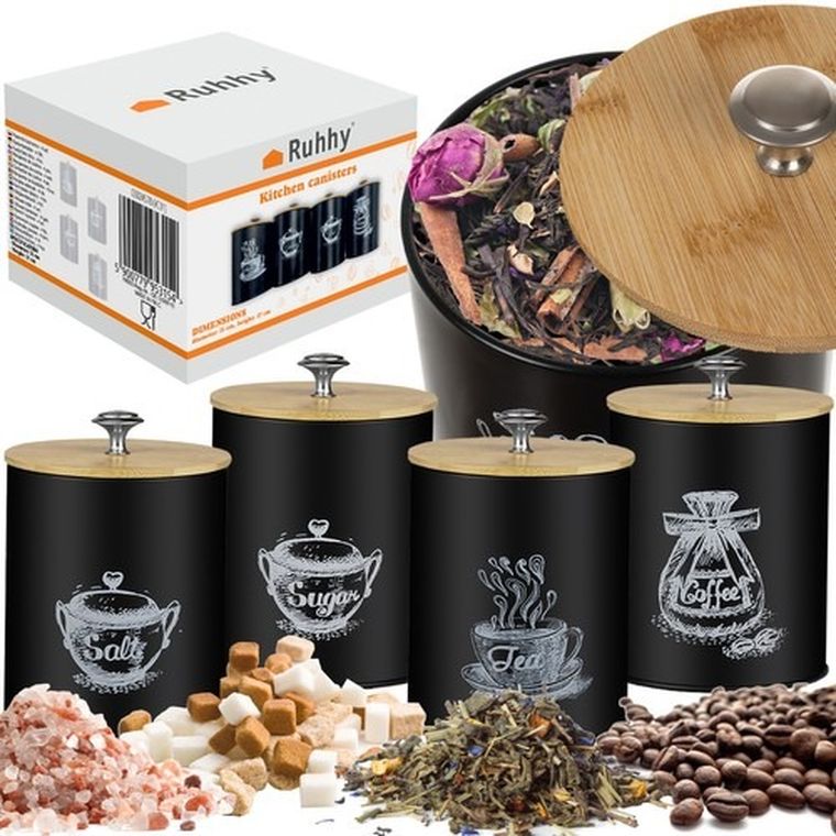 Ruhhy, pojemniki kuchenne, 4 szt.