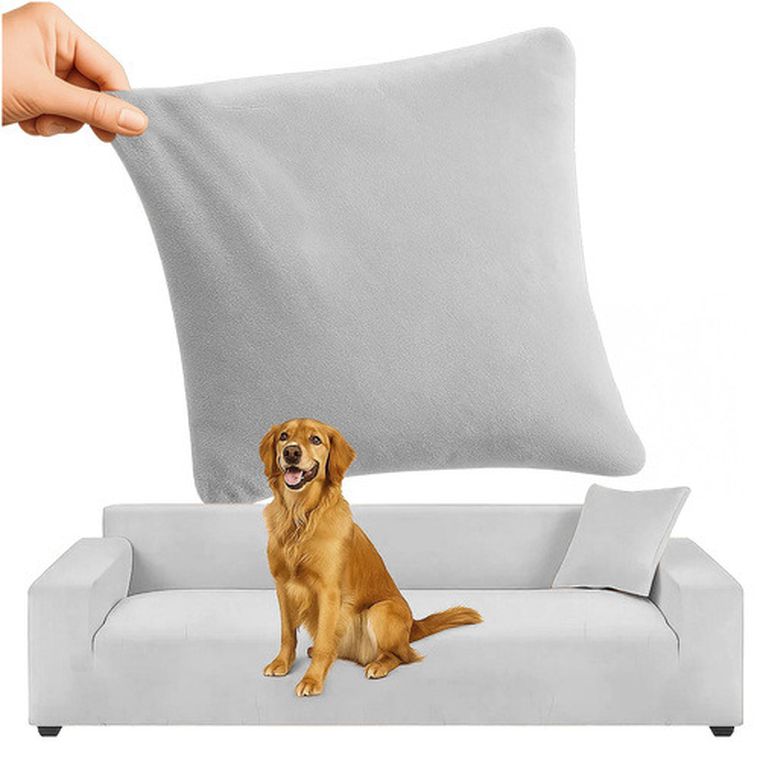 Ruhhy, pokrowiec na kanapę, jasny szary, 190-230 cm