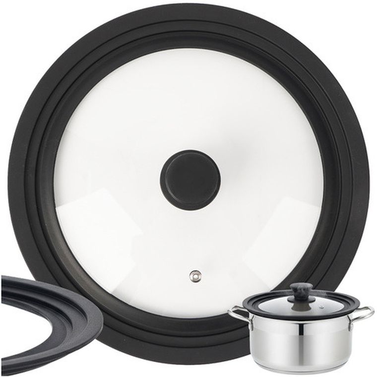 Ruhhy, pokrywka silikonowa, 3w1, 28/30/32 cm, 25561