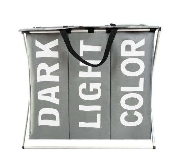 Ruhhy, składany kosz na pranie, 3 komorowy