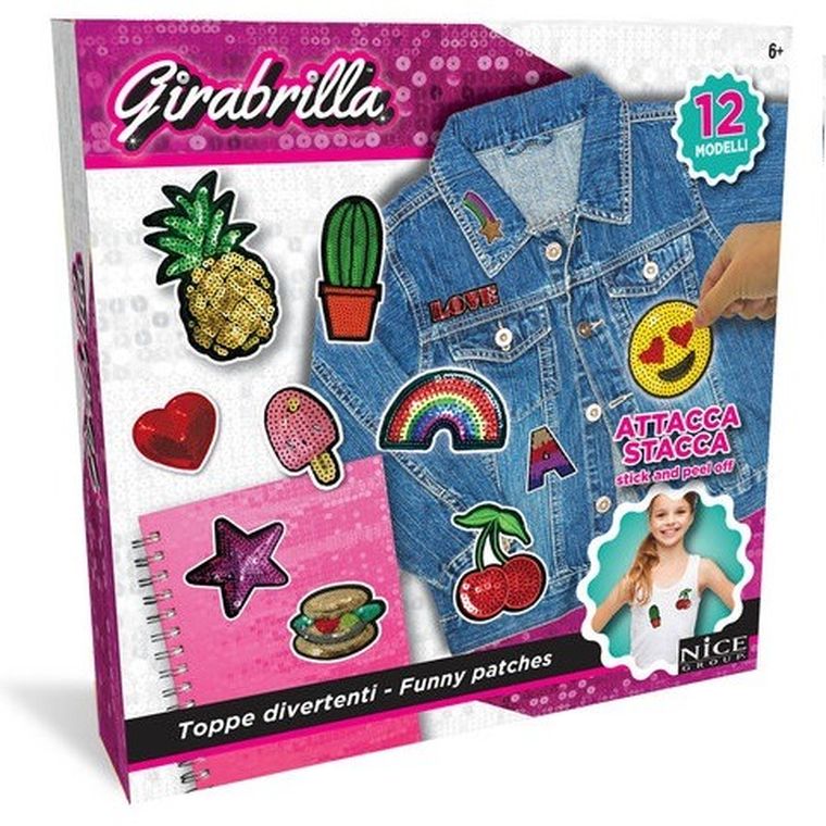 Russell, Girabrilla, zestaw z naszywkami