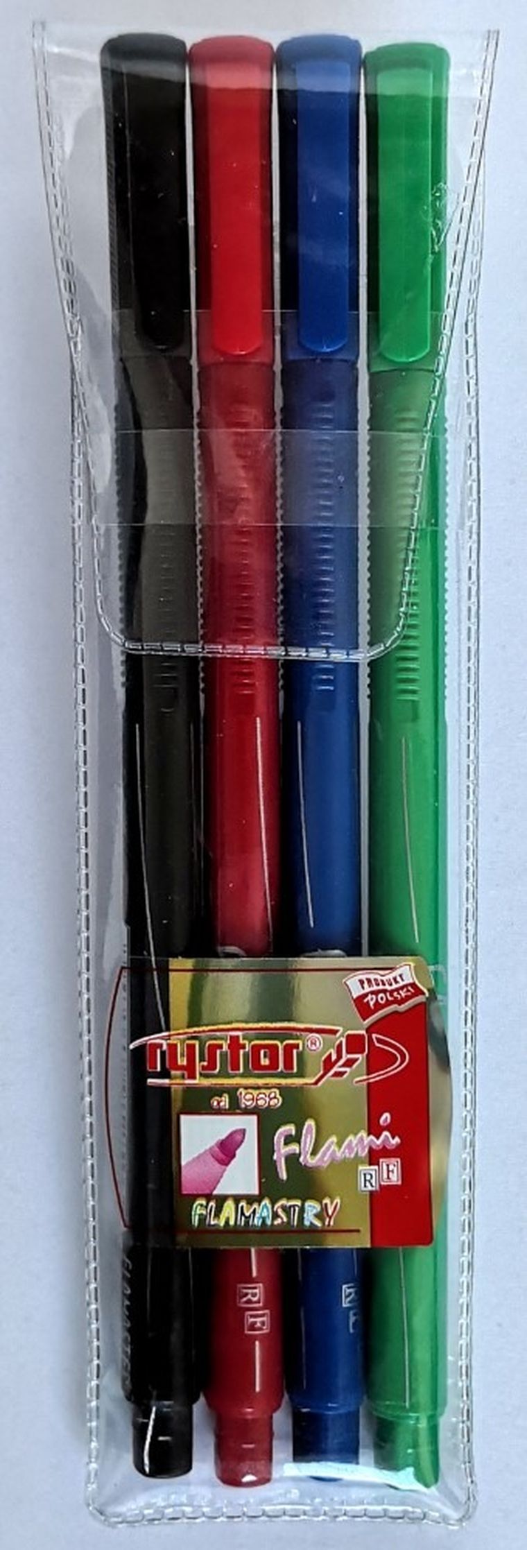 Rystor, Flami, flamastry, 4 kolory w etui