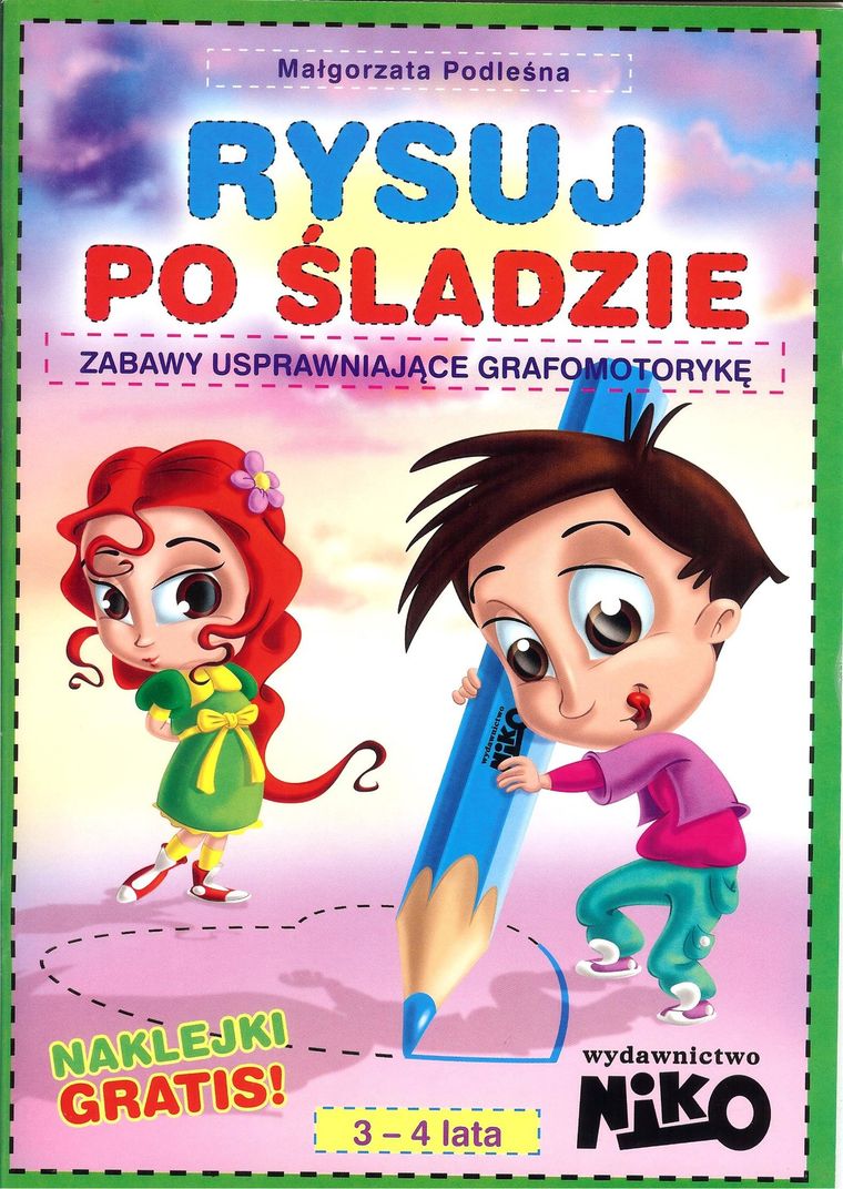 Rysuj po śladzie. Zabawy usprawniające grafomotorykę