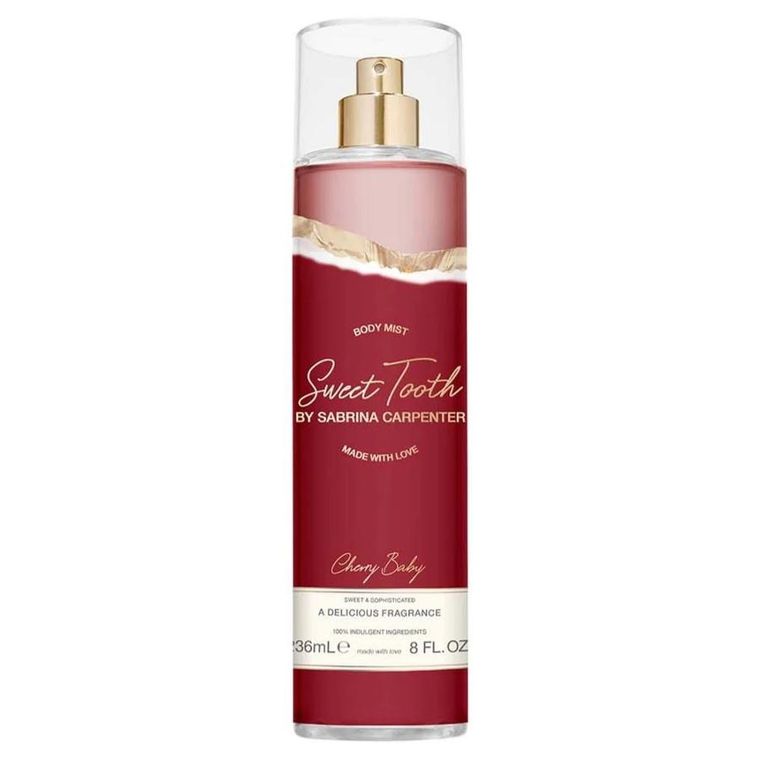 Sabrina Carpenter, Sweet Tooth Cherry Baby, mgiełka do ciała, 236 ml