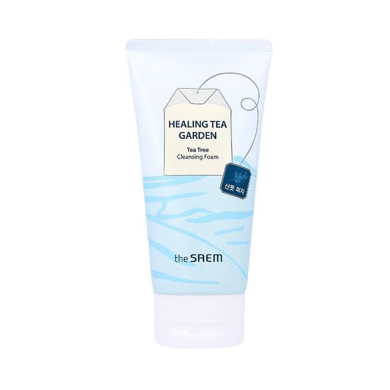 Saem, Healing tea garden, pianka do mycia twarzy, drzewo herbaciane