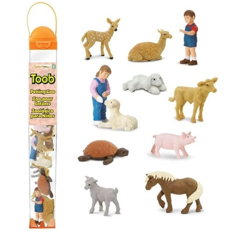 Safari Ltd, Toob, zestaw figurek, małe zwierzątka z mini zoo