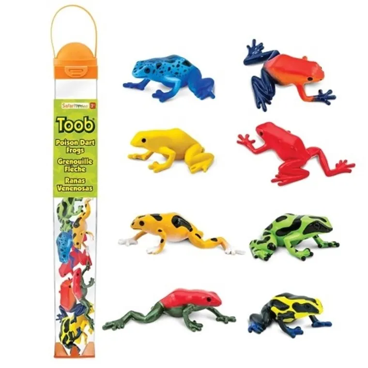 Safari Ltd, Toob, zestaw figurek, żaby trujące drzewołazy