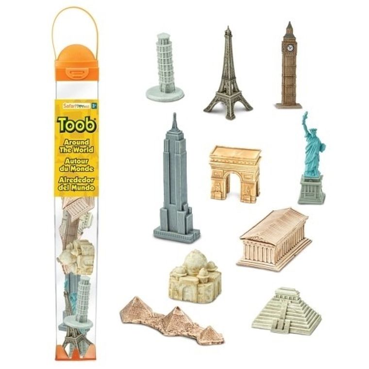 Safari Ltd, Toob, zestaw figurek, zabytki dookoła świata