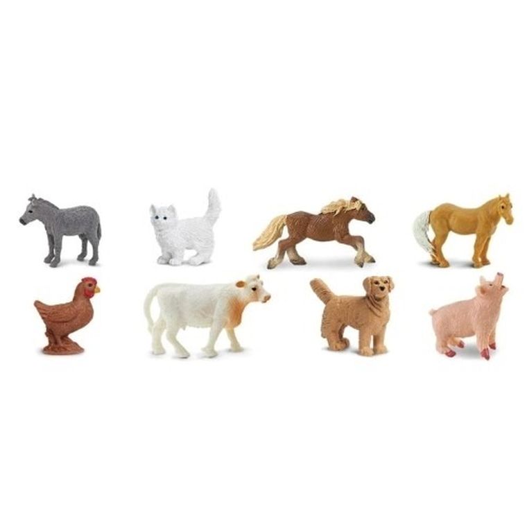 Safari Ltd, zestaw mini figurek, zwierzęta wiejskie
