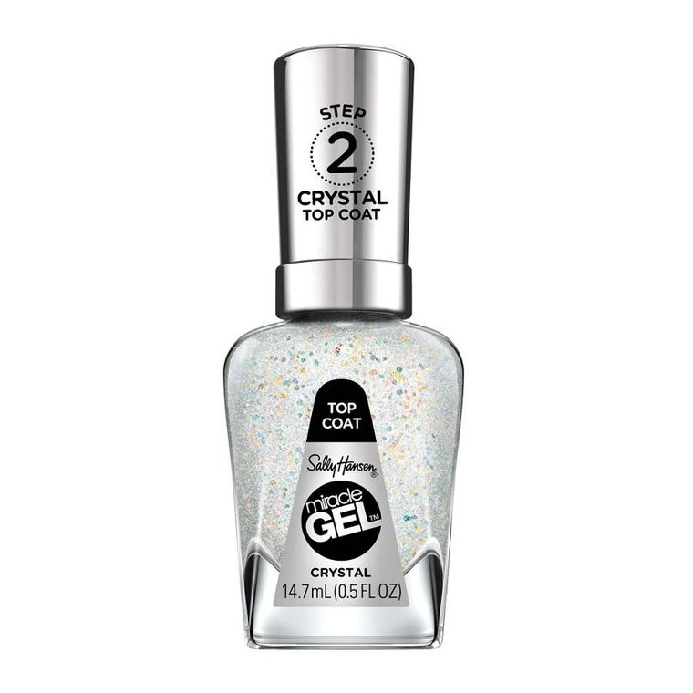 Sally Hansen, Miracle Gel Top Coat, lakier nawierzchniowy, 105 Crystal, 14.7 ml