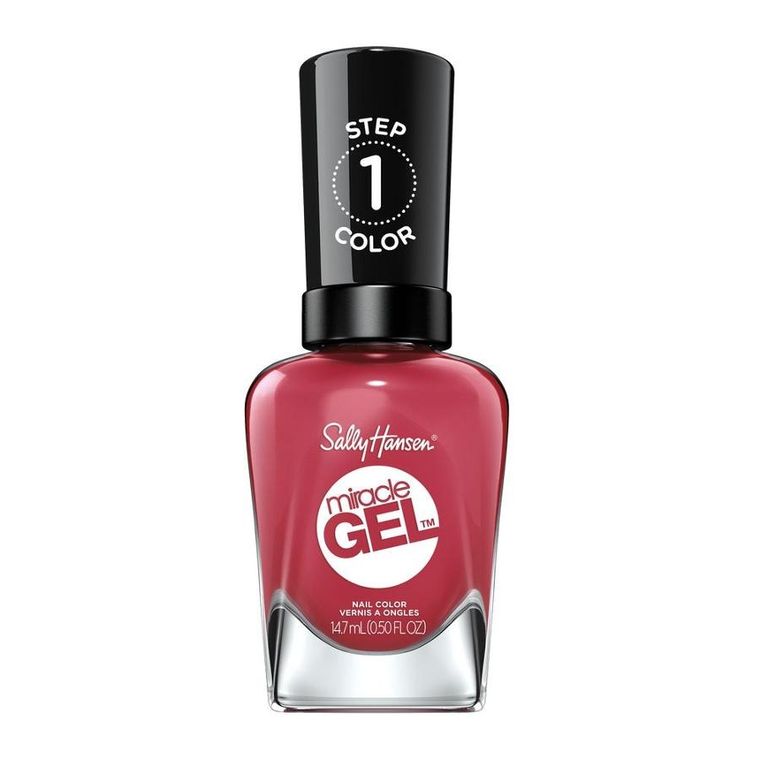 Sally Hansen, Miracle Gel, żelowy lakier do paznokci, nr 256, Proper P-rose, 14.7 ml
