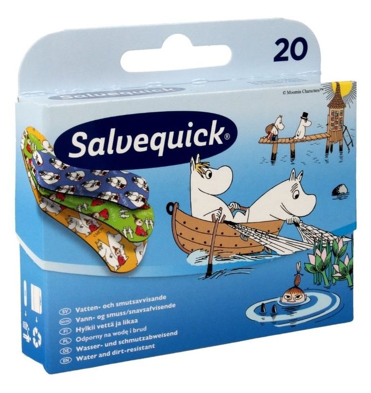 Salvequick, Muminki, plastry dla dzieci, 20 szt.