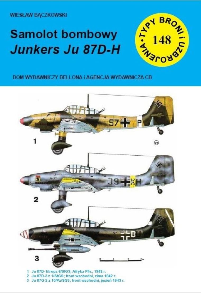 Samolot bombowy. Junkers Ju 87D-H