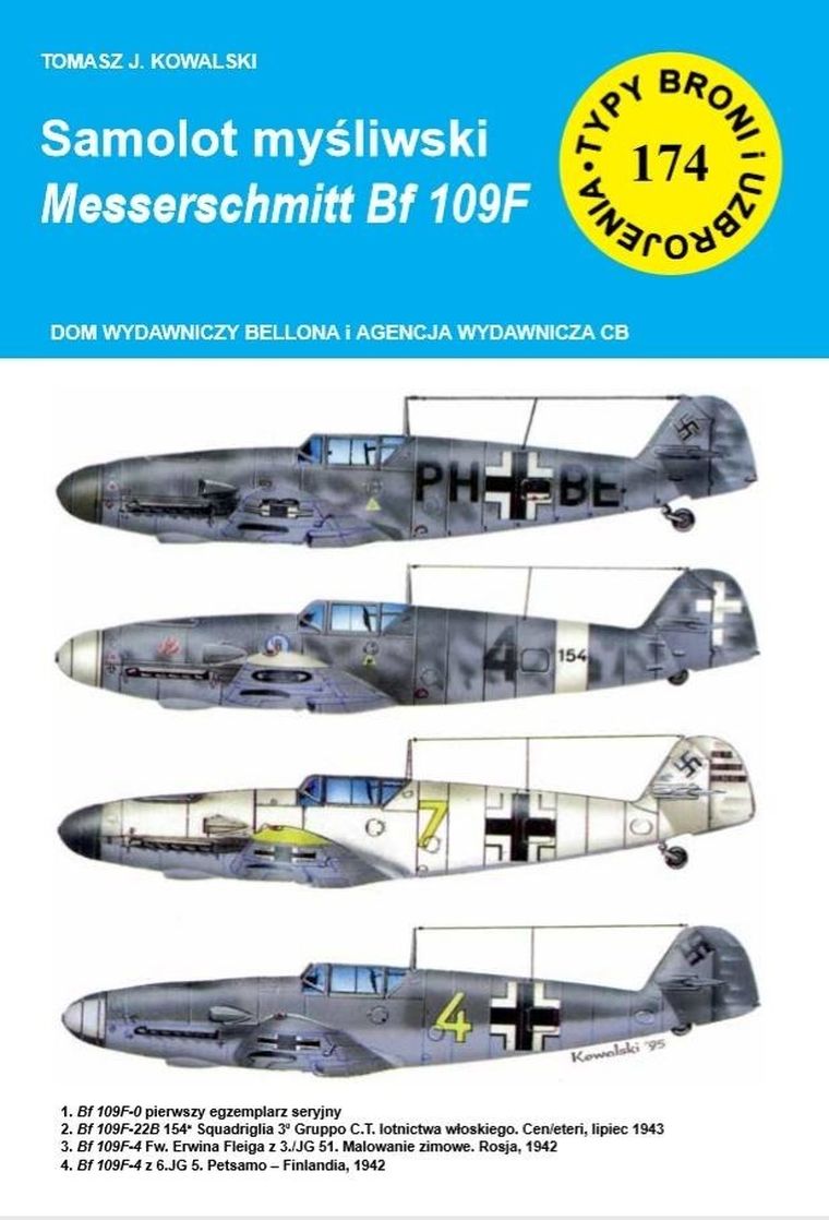 Samolot myśliwski Messerschmitt Bf 109 F. Tom 174