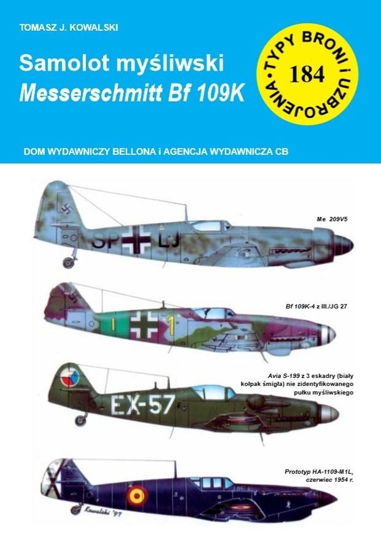 Samolot myśliwski Messerschmitt Bf 109 K. Tom 184