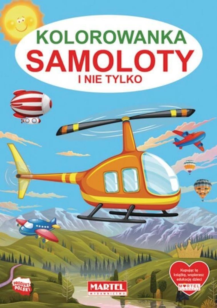 Samoloty i nie tylko. Kolorowanka