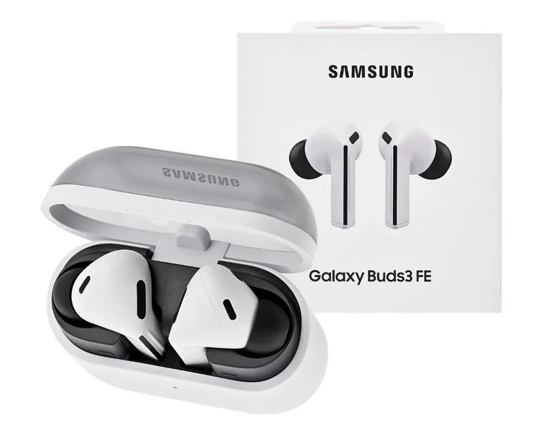 Samsung, Galaxy Buds3 FE 420, słuchawki bezprzewodowe, biało-czarne