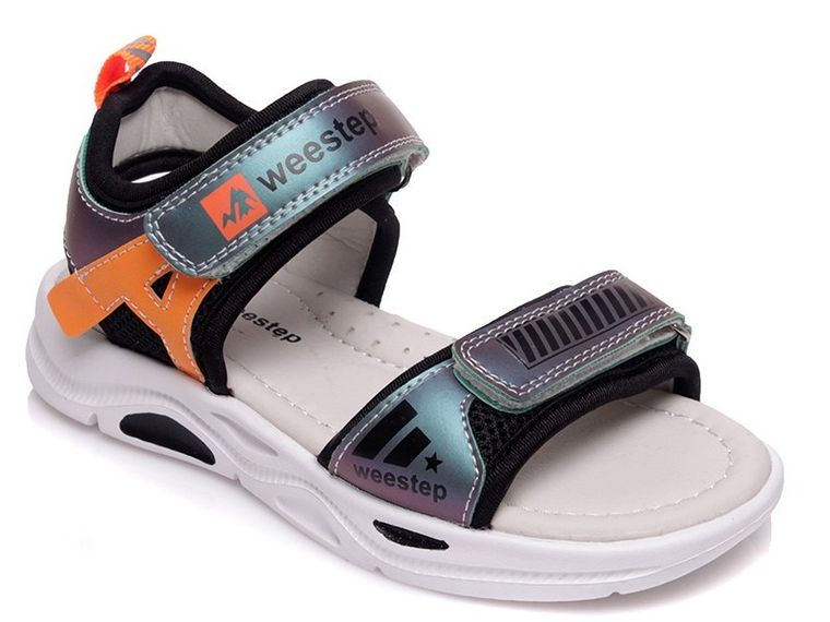 Sandały chłopięce, czarne, Weestep