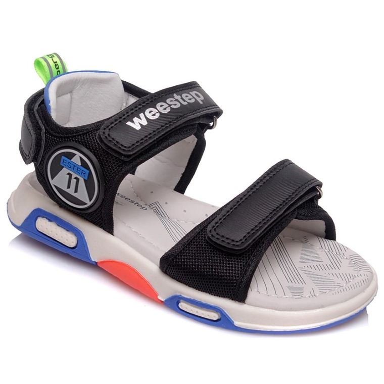 Sandały chłopięce, czarne, Weestep