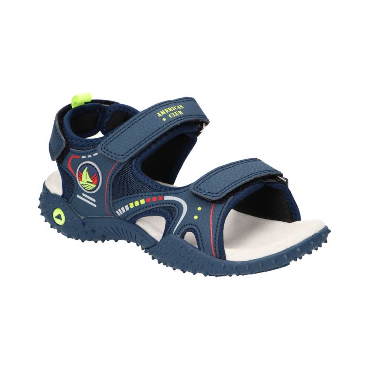 Sandały chłopięce, granatowe, American Club