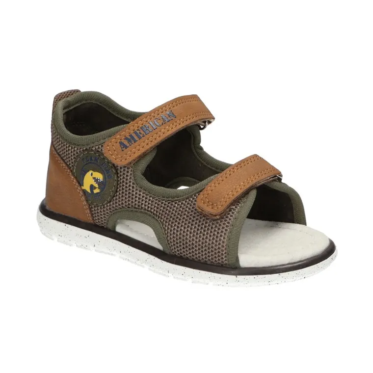 Sandały chłopięce, khaki, American Club
