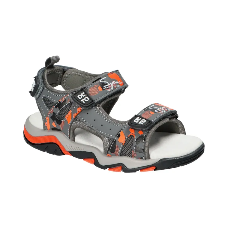 Sandały chłopięce, szare, American Club