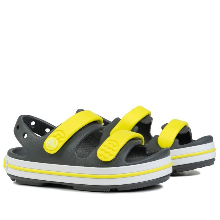 Sandały dziecięce, szare, Crocs Crocband Cruiser