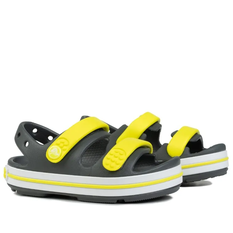 Sandały dziecięce, szare, Crocs Crocband Cruiser