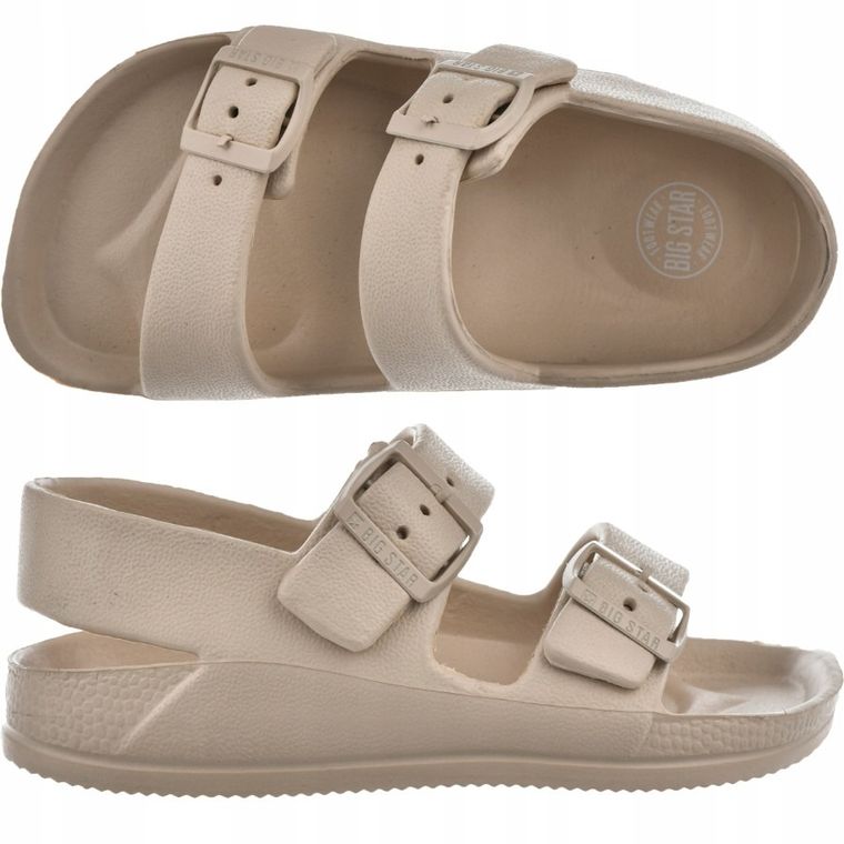 Sandały dziewczęce, beżowe, Big Star