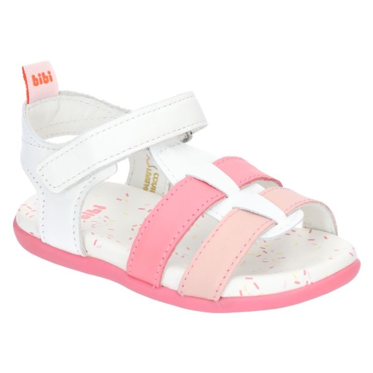 Sandały dziewczęce, białe, Bibi Shoes