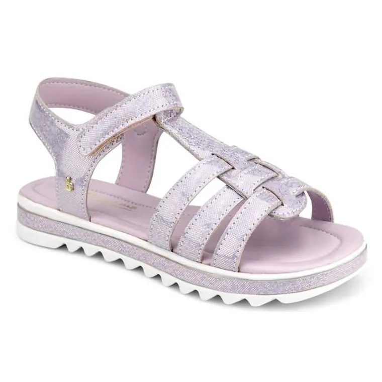 Sandały dziewczęce, fioletowe, Bibi Shoes