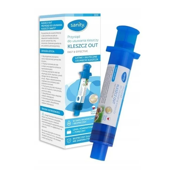 Sanity, Kleszcz Out, przyrząd do usuwania kleszczy